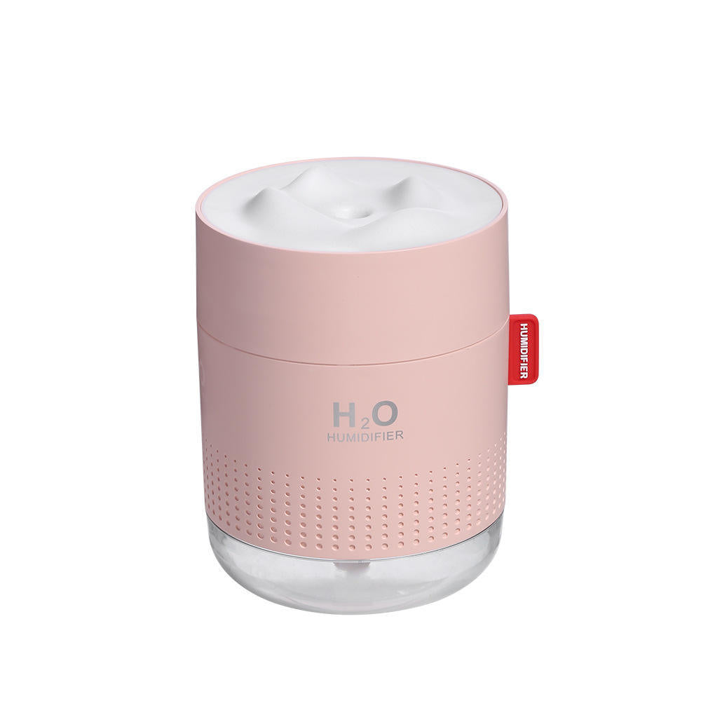 Snow Mountain Humidifier Mini Portable 500m Cool Mist Desktop Personal Air Ultrasonic Diffuser With Romantic Night Lamp